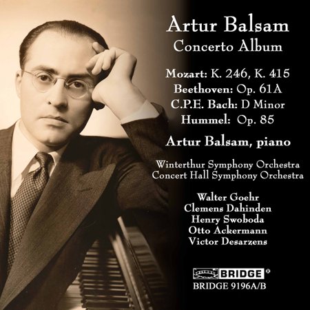 Artur Balsam - Concerto Album - Music & Performance - CD