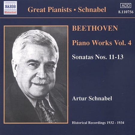 Artur Schnabel - Complete Beethoven Sonata Society-Vol. 4 - Music & Performance - CD
