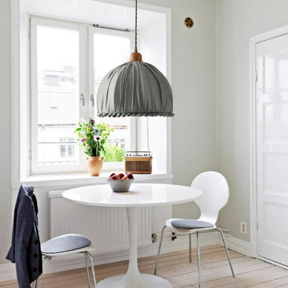 Arturesthome American Pastoral Style Linen Cotton pendant light