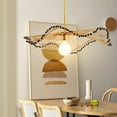 thumbnail image 1 of Arturesthome Art Design Rattan Pendant Light Lampshade For Living Room, 1 of 12