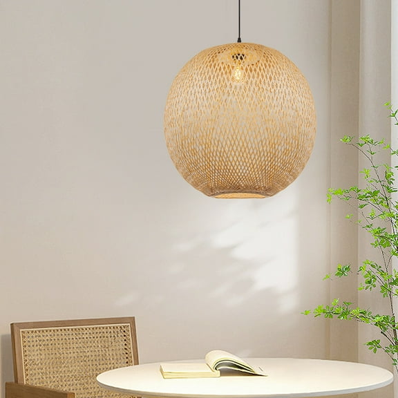 Arturesthome Bamboo Woven Chandeliers Decorative Pendant Lampshades