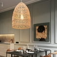 thumbnail image 1 of Arturesthome Boho Dining Room Rattan Pendant Light Coastal Living Room Decor Lampshade, 1 of 10