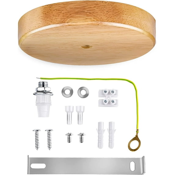 Arturesthome Ceiling Canopy Kit with Hardware, Handmade Ceiling Plate for Pendant Light or Hanging Lights, Wood DIY Ceiling Canopies