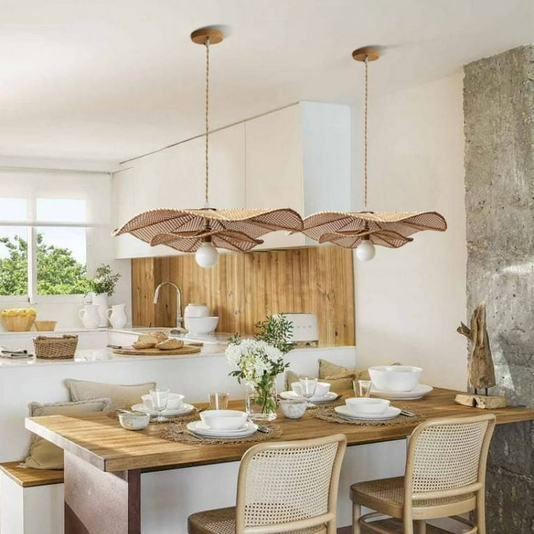 Arturesthome DIY Rattan Light Fixture Nursery Decorative Lamps