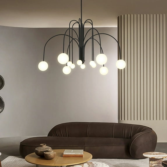 Arturesthome French Art Deco Pendant Lights Minimalist Living Room Glass Chandelier