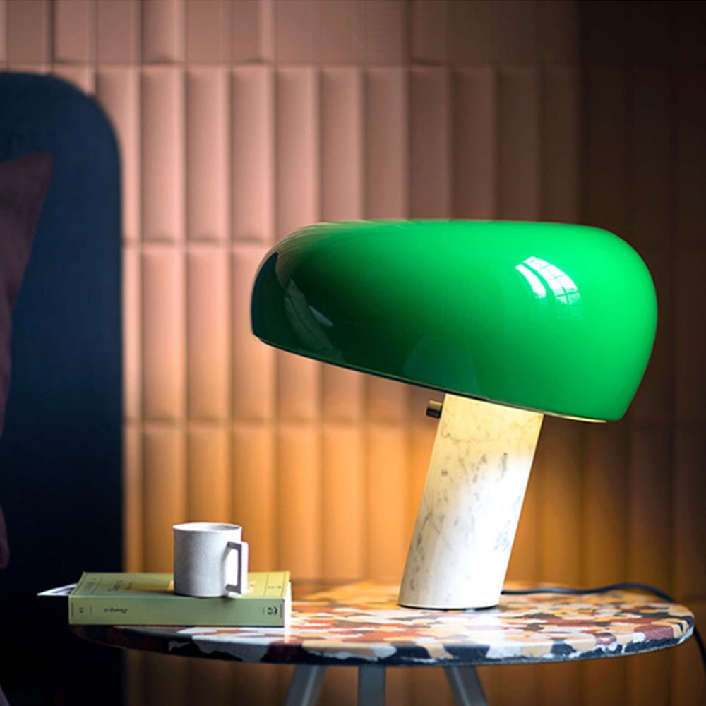 Arturesthome Italian Snoopy Mushroom Marble Table Lamp Bedside Lamp