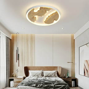 Arturesthome Japanese Circular Solid Wood Ceiling Light For Living Room Designer Cloud Ceiling Lamps