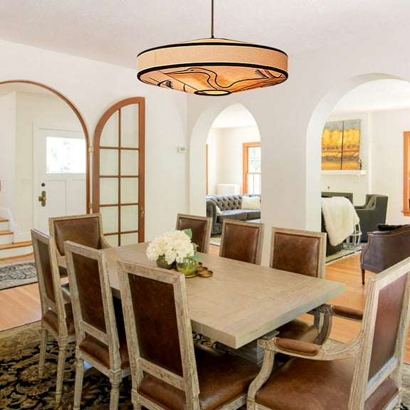 Arturesthome Japanese Restaurant Fabric Pendant Chandelier Designer New Chinese Style B&B Loft Living Room Wabi-sabi Lamp Fixture