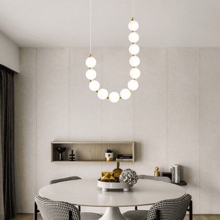 Arturesthome Luxury White Necklace Chandelier