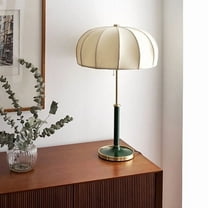 Arturesthome Mid Century Modern Table Lamp With Green and White Base Vintage Floor Lamp