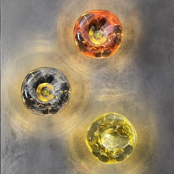 Arturesthome Minimalist Acrylic Wall Lamp Creative Glacier Lava Lamp