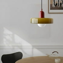 Arturesthome Modern Colorful Glass Shade Pendant Light