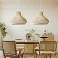 thumbnail image 1 of Arturesthome Natural Rattan Pendant Lamp Dining Room Hanging Wicker Lampshade, 1 of 8
