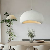 Arturesthome Nordic Japandi Living Room Handmade Oval Resin Chandelier Lamp