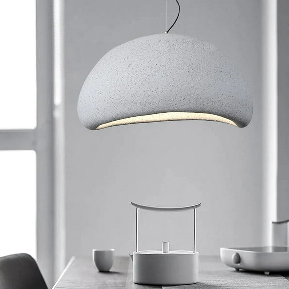 Arturesthome Nordic Japandi Living Room Handmade Oval Resin Chandelier Lamp