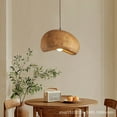 thumbnail image 1 of Arturesthome Nordic Living Room Resin Oval Ceiling Lamps Wabi-Sabi Pendant Light, 1 of 13
