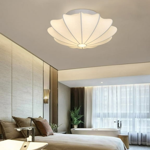 Arturesthome Silk Ceiling Lamp Japanese Wabi-Sabi Style Ceiling Light