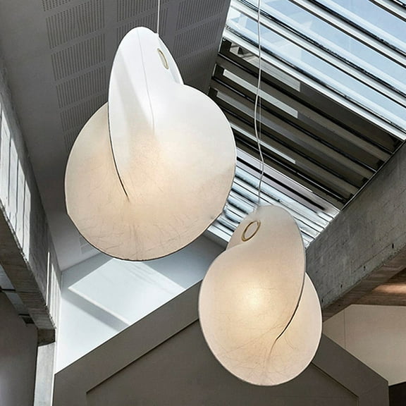 Arturesthome Simple Italian Silk Chandelier Nordic Living Room Bedroom Fabric Pendant Lights