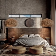 Arturesthome Southeast Asia B&B Retro Rattan Chandelier Wabi-sabi Bedroom Pendant Light