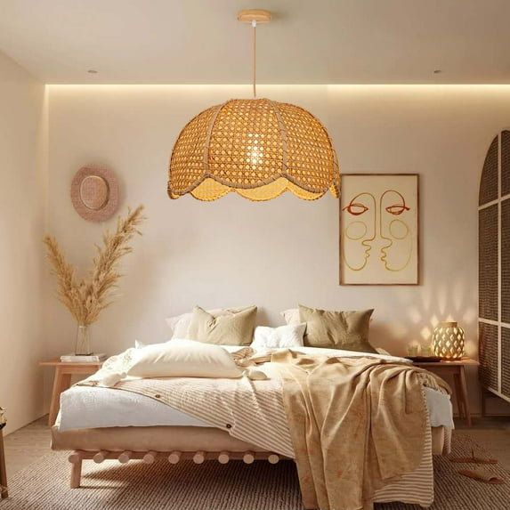 Arturesthome Southeast Asian Rattan Art Chandelier Modern Minimalist Creative Japanese Pendant Lamps