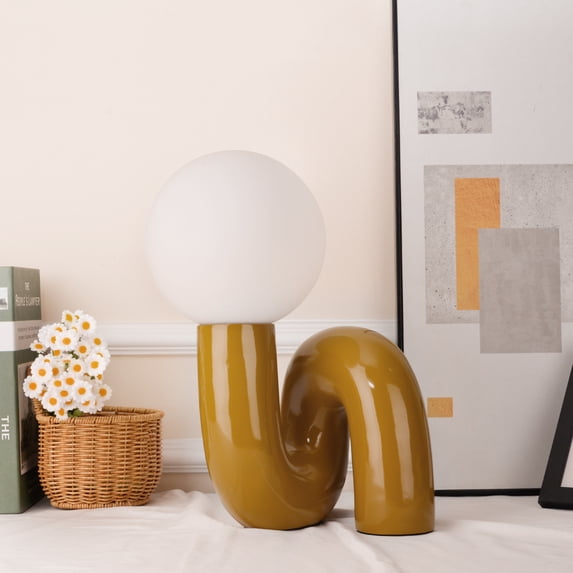 Arturesthome Table Lamp Creative Nordic Desk Lamp Bedside Nightstand Lamp for Bedroom Study Reading Light with Bulbs