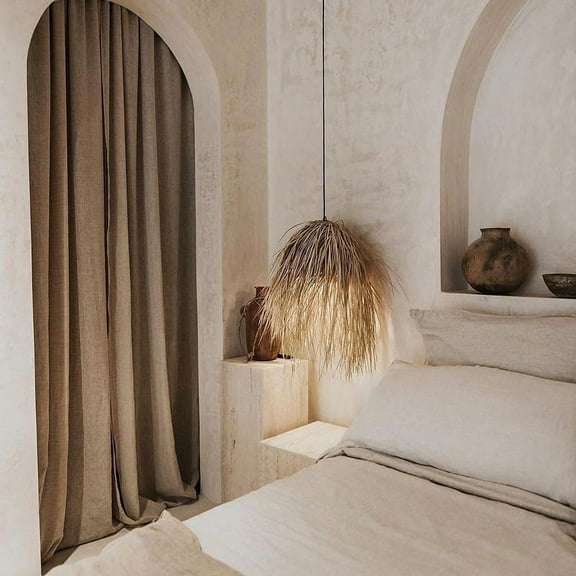 Arturesthome Wabi-sabi Hand-woven Willow Chandelier