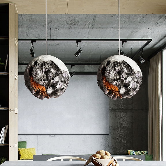 Arturesthome Wabi sabi pendant light planet chandelier shadow lighting hanging lamp shade