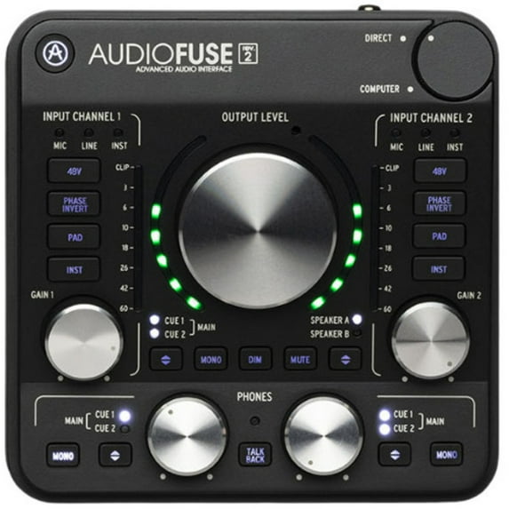 Arturia AudioFuse Rev2 USB Audio Interface - Black