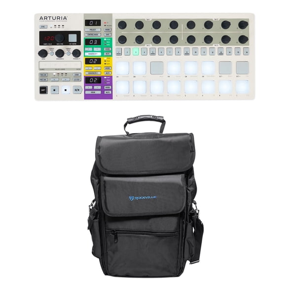 Arturia BeatStep Pro Sequencer Midi USB DJ Recording Pad Controller + Backpack