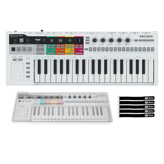 Arturia KEYSTEP-PRO Polyphonic Sequencing Controller Keyboard with Cover Package