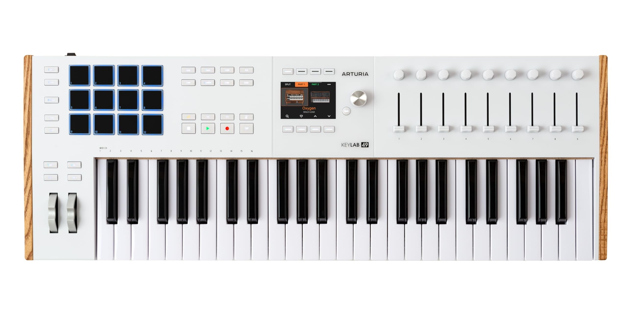 Arturia KeyLab 49 mk3 White  49 Key USB MIDI Keyboard Controller with Analog Lab Pro Software Included