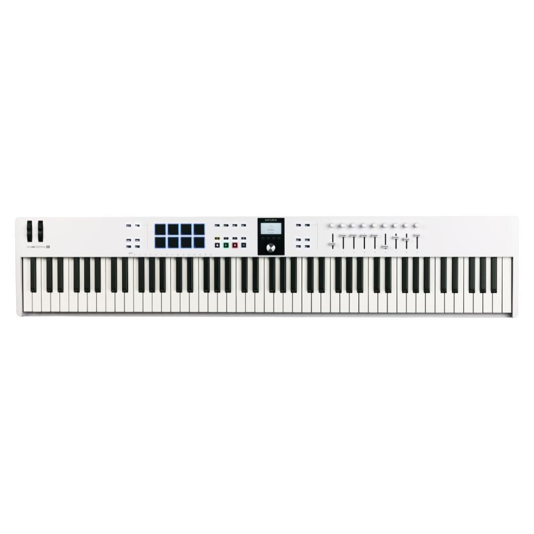 Arturia KeyLab Essential 88-Key Portable Electronic Piano, White