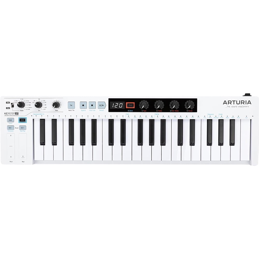DTM・DAW Arturia Keystep 37 white Arturia KeyStep 37-Key MIDI Controller and Sequencer Keyboard