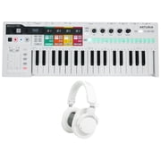 Arturia Keystep Pro 37-Key USB Keyboard Controller+Audio Technica Headphones