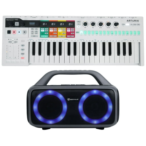 Arturia Keystep Pro Sequencer 37-Key USB Keyboard Controller+Bluetooth Speaker