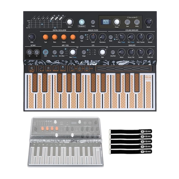 Arturia MicroFreak Hybrid Synthesizer with Cover Package
