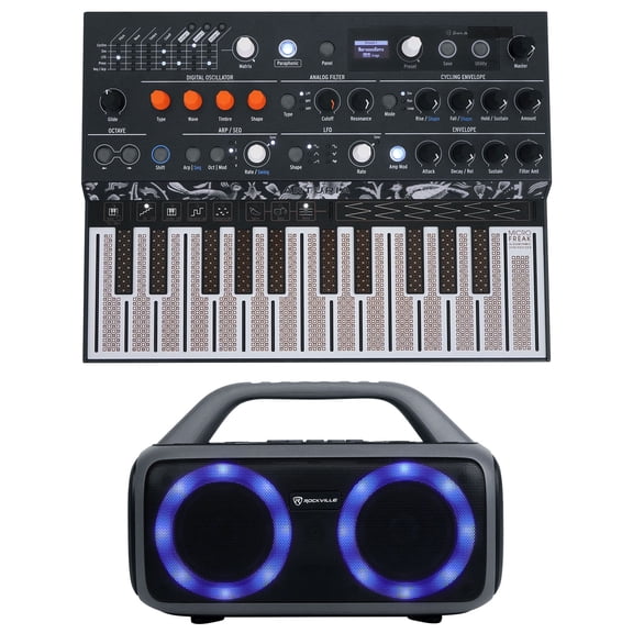 Arturia MicroFreak USB MIDI Hybrid Synthesizer 25-Key Synth+Bluetooth Speaker