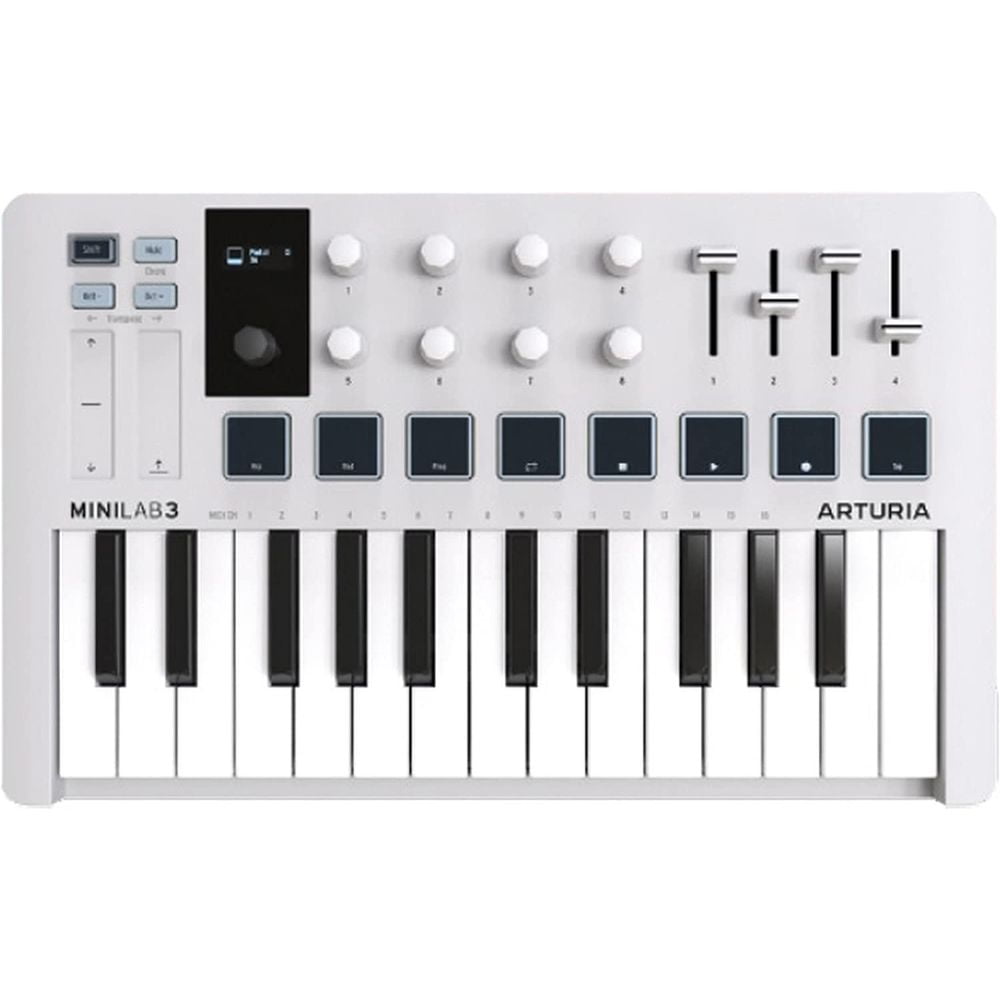 Arturia MiniLab 3 25Note Compact MIDI Keyboard and Pad Controller