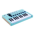 thumbnail image 1 of Arturia MiniLab 3 Compact MIDI Keyboard Controller with 25 Keys, RGB Pads and USB DAW Integration (Special Edition, Aquamarine), 1 of 5
