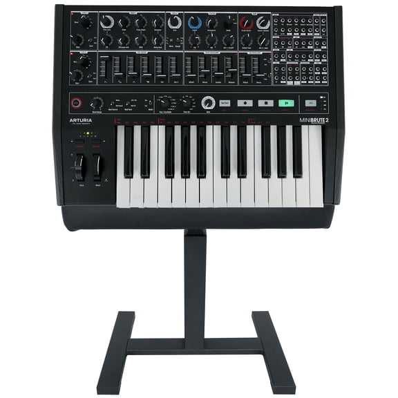 Arturia Minibrute 2 NOIR USB MIDI Analog Synthesizer+Hydraulic Air Lift Bench