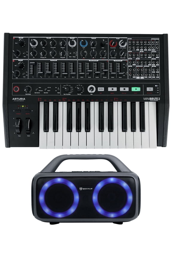 Minibrute 2 NOIR USB MIDI Analog Synthesizer Monosynth+Bluetooth Speaker