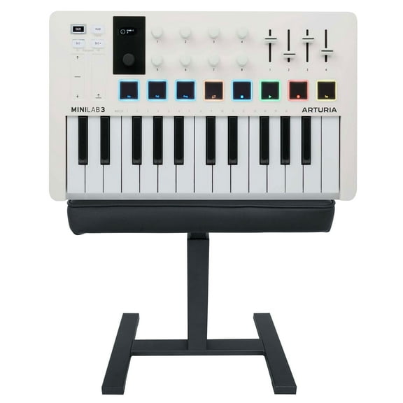 Arturia Minilab 3 25-Key USB MIDI Keyboard Controller+Hydraulic Air Lift Bench