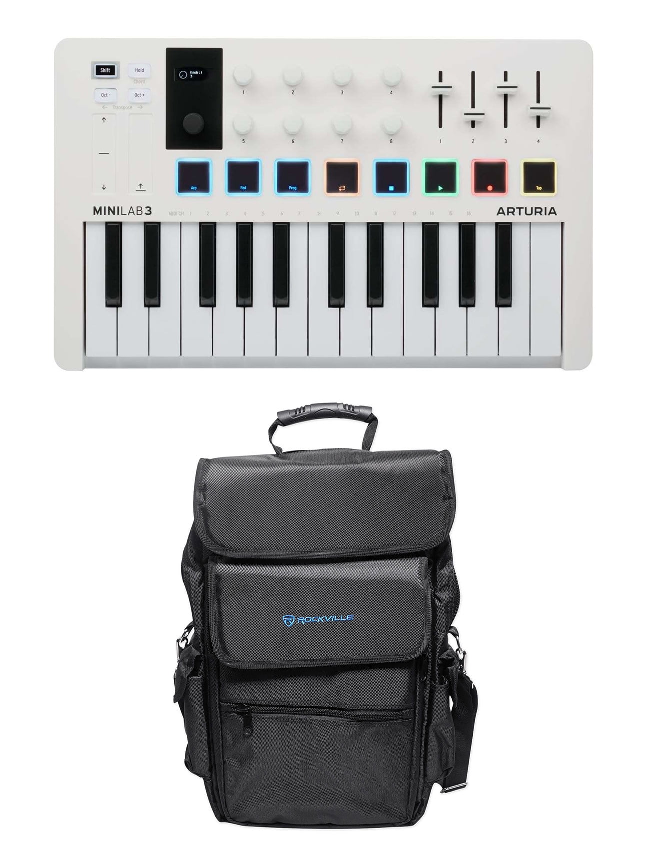 Arturia Minilab 3 25-Key USB MIDI Music Production Keyboard Controller ...