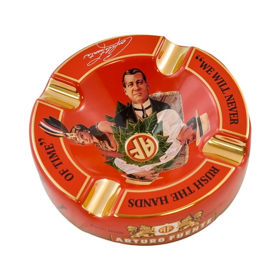 Arturo Fuente Ceramic Cigar Ashtray - Red