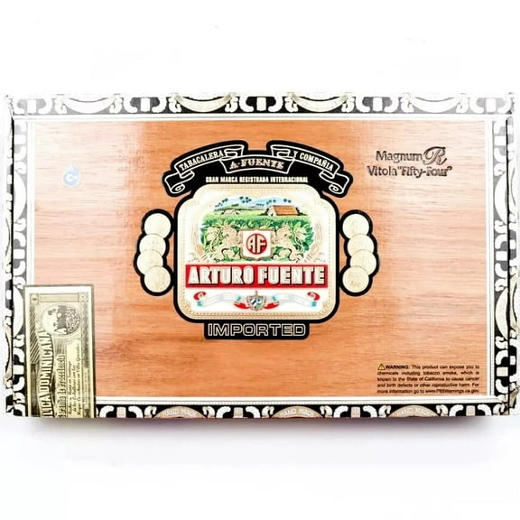 Arturo Fuente Magnum Vitola Fifty-Four Empty Wood Cigar Box 10.75" x 6.75" x 2"