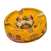 Arturo Fuente Opus X Oscuro OXO Ceramic Cigar Ashtray Hands of Time - Yellow