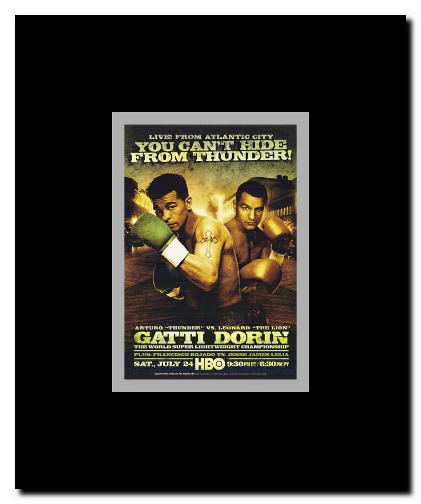 Arturo Gatti vs Leonard Dorin Framed Movie Poster