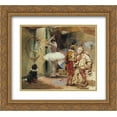 thumbnail image 1 of Arturo Michelena 2x Matted 24x20 Gold Ornate Framed Art Print 'Escenas del circo', 1 of 2