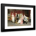 thumbnail image 1 of Arturo Ricci 18x14 Black Modern Framed Museum Art Print Titled - Afternoon Tea, 1 of 5