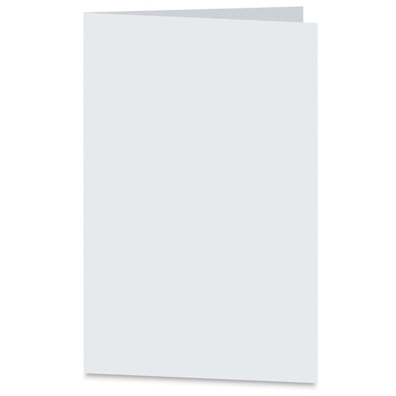 Arturo Vertical Folded Card - 6-1/2" x 9", White, Medium Greeting, Package of 100